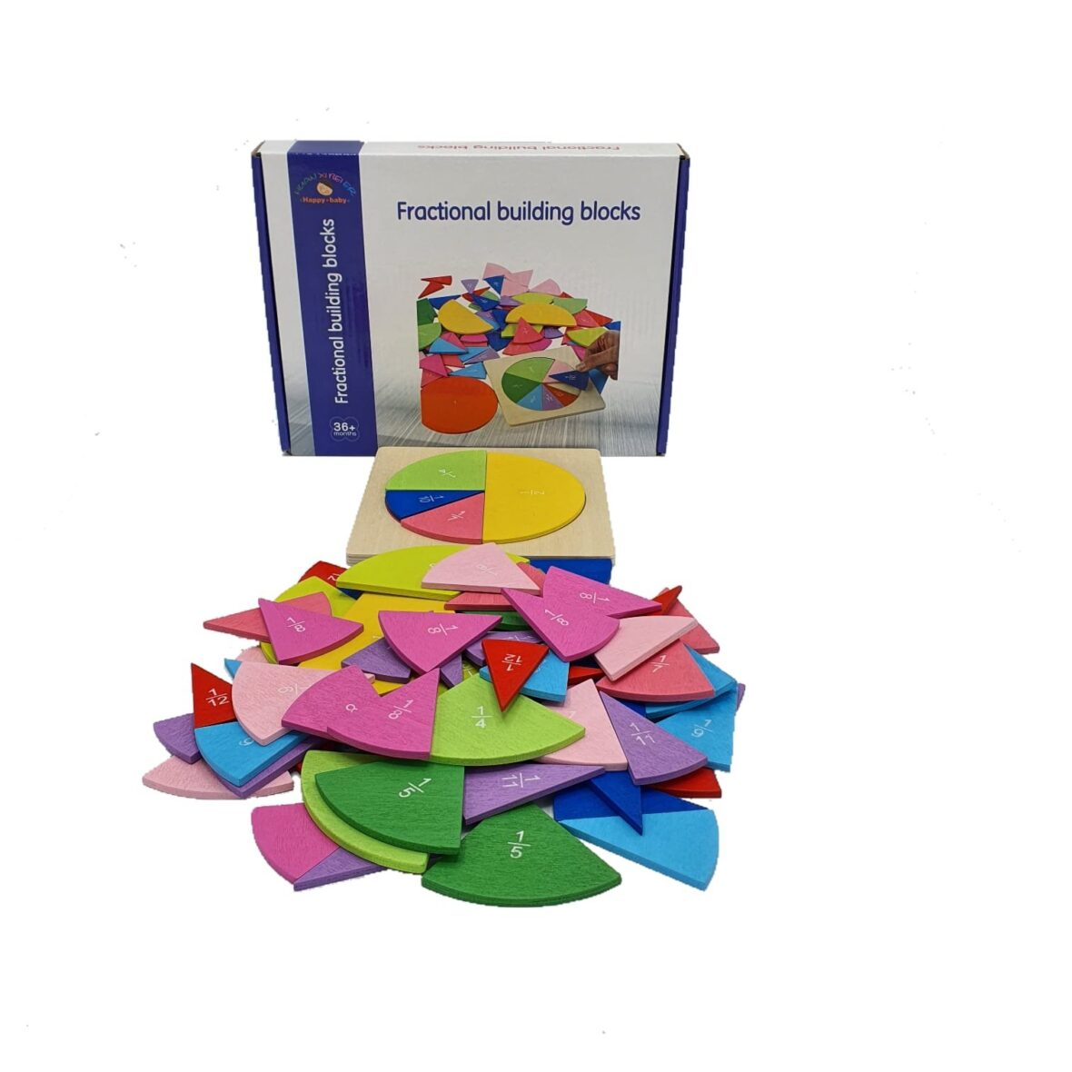 Joc Tangram Lemn Fractii