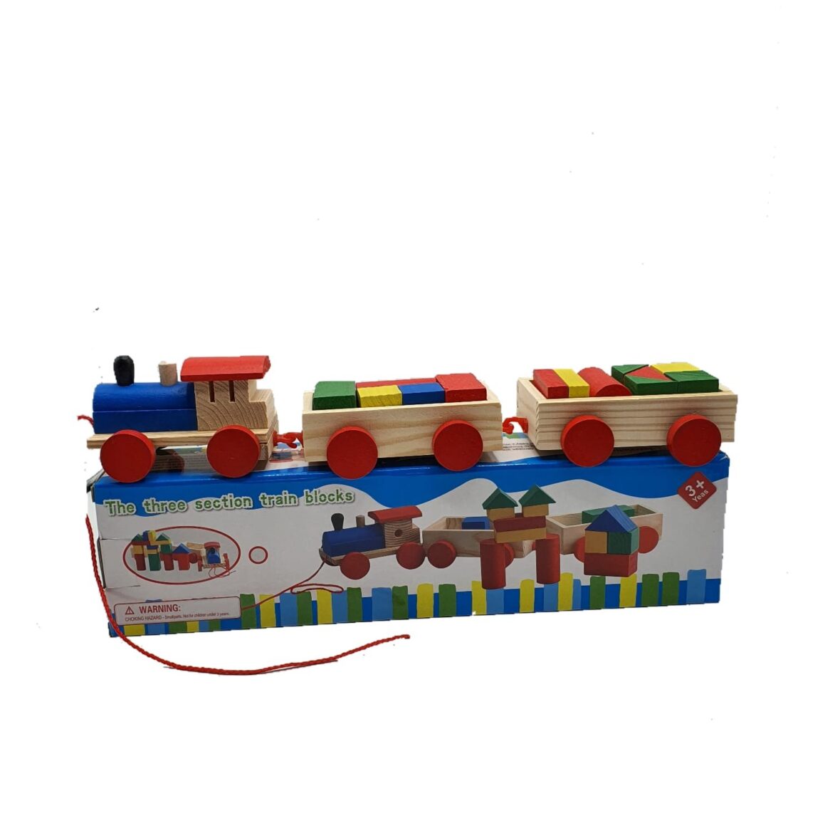Trenulet Lemn Forme Geometrice