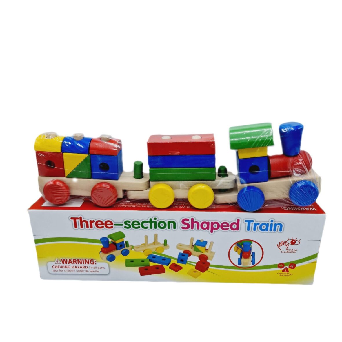Tren din Lemn Educativ