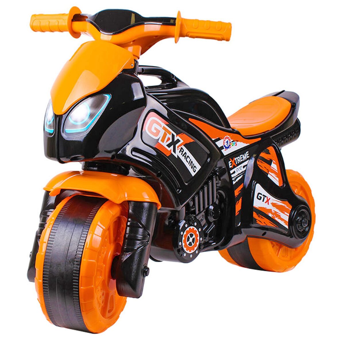 Motocicleta de curse Ride On Portocaliu