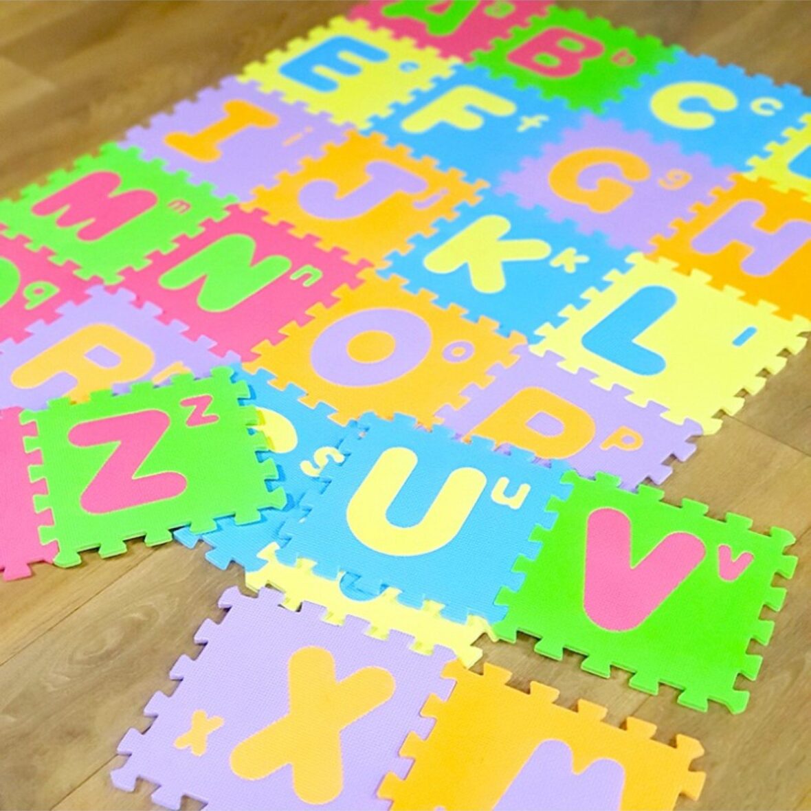 Covor Puzzle Termic si Educativ cu Literele Alfabetului 26 Piese