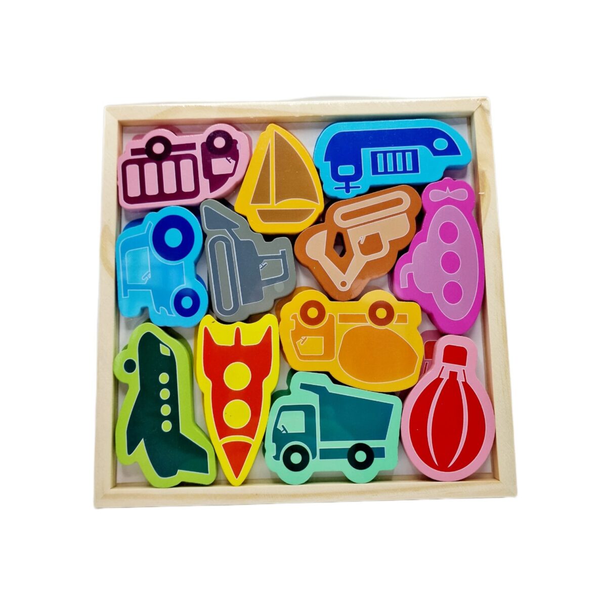 Puzzle Lemn Masini