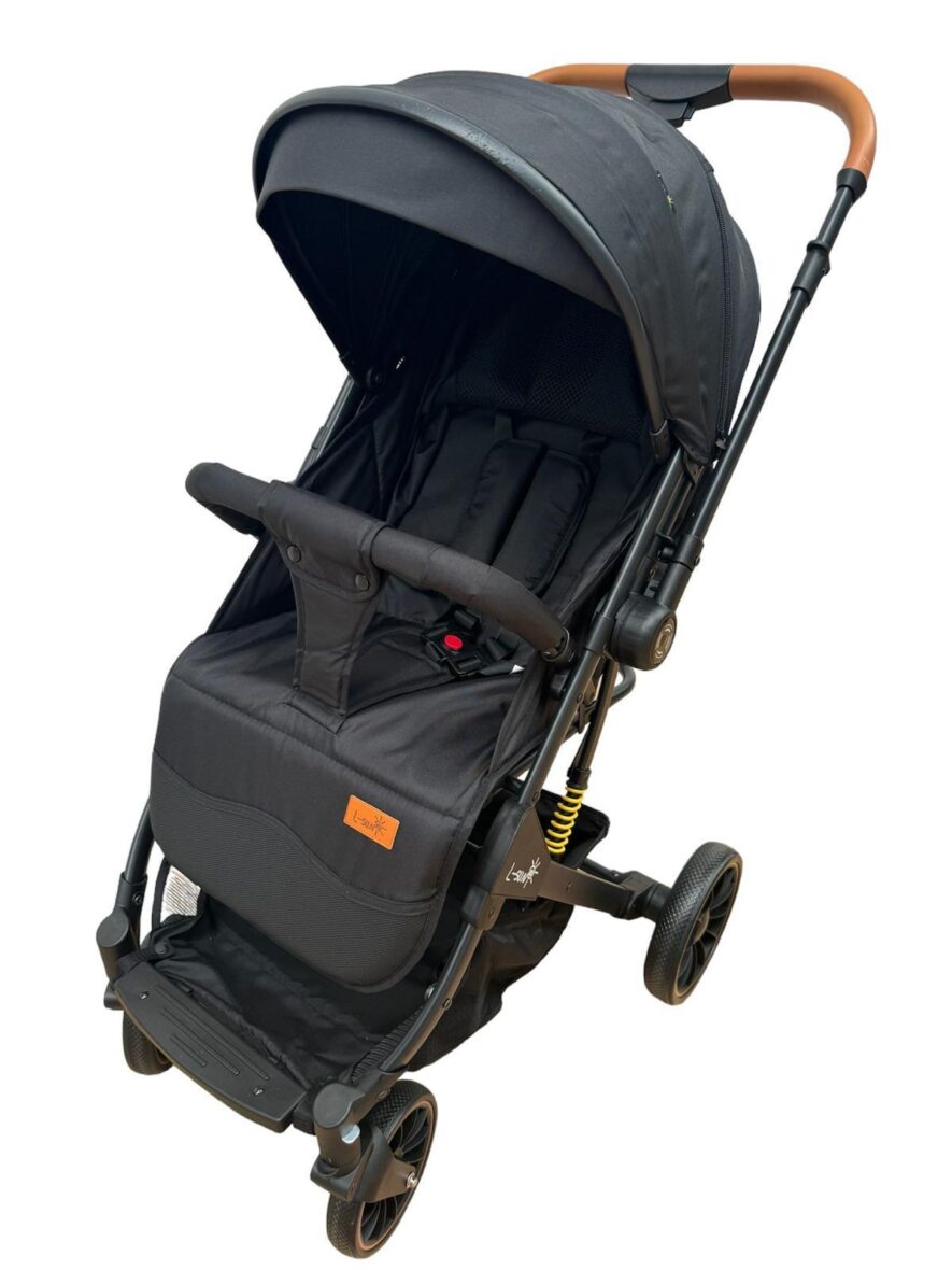 Carucior Sport For Angel, Maner Reversibil, 0-36 luni Negru