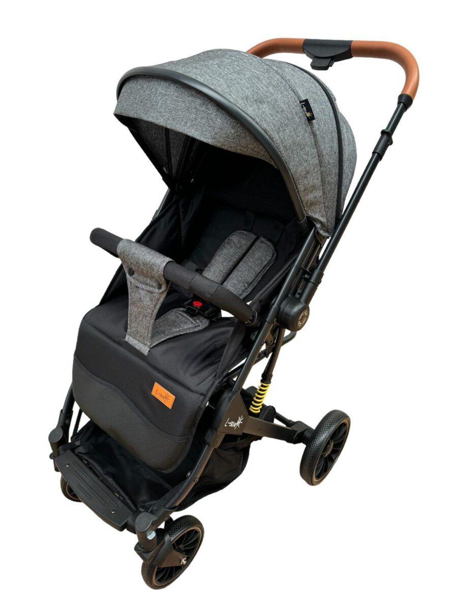 Carucior Sport For Angel, Maner Reversibil, 0-36 luni Gri