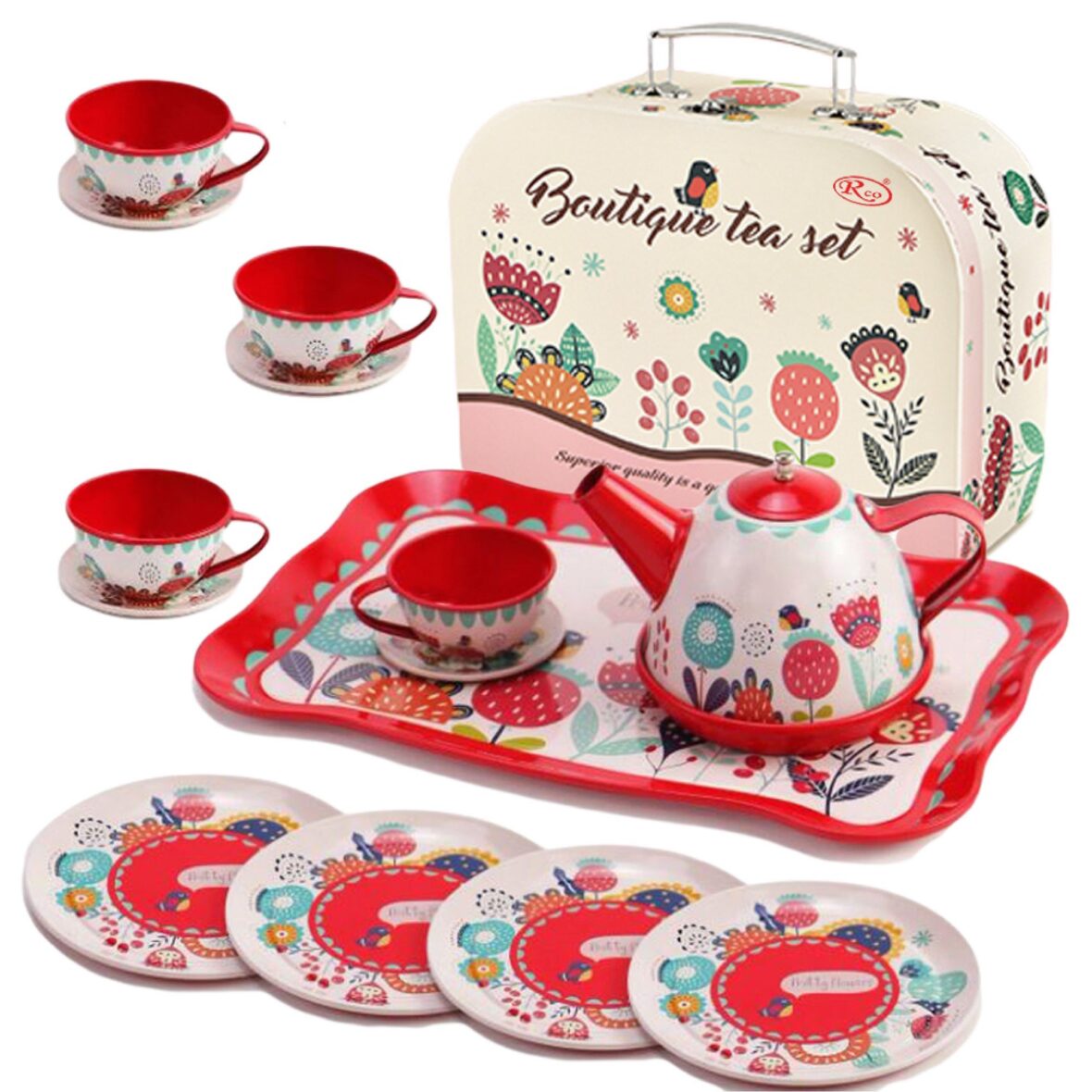 Set de Ceai Pentru Copii 14 Piese din Metal
